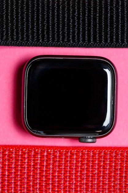 A close-up of the Apple Watch Series 11 displaying a new watchOS interface with customizable widgets. The user is interacting with the screen, showcasing the smooth responsiveness and intuitive navigation.