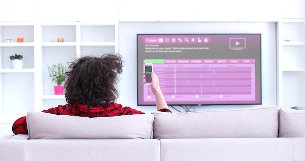 A screenshot of the LG C4 OLED TV's smart TV interface, showcasing various streaming apps and intuitive navigation menus.