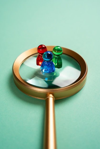 A conceptual image showcasing a magnifying glass hovering over a series of online reviews, with some reviews highlighted as 