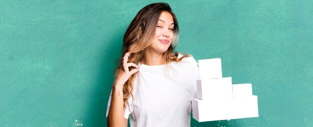 A split image showing a person happily checking off items on a buying guide checklist on one side, and money being saved in a piggy bank on the other side. The image conveys the idea that informed purchasing decisions lead to financial savings.
