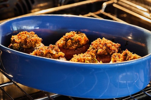 A side-by-side comparison photo showing perfectly cooked chicken wings using the Instant Pot Duo Crisp + Air Fryer on one side, and traditionally deep-fried wings on the other, highlighting the healthier appearance of the air-fried wings.