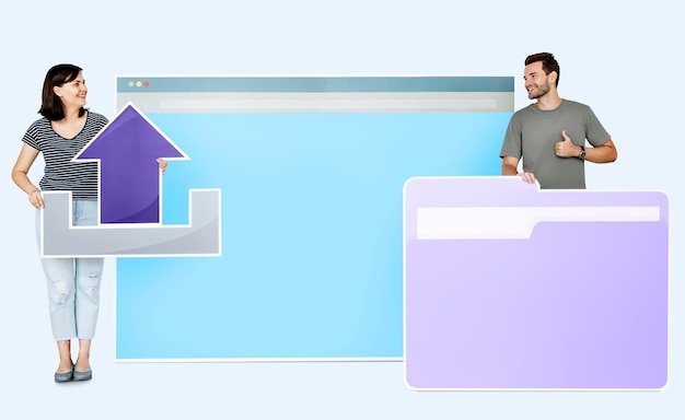 A split-screen image showcasing the before-and-after effect of a business implementing a professional website. On the left, a cluttered, outdated design; on the right, a clean, modern, and responsive layout. The image emphasizes the positive impact of a website on a business's image and customer experience.