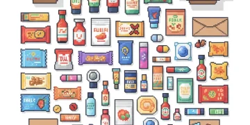 Various free product samples including cosmetics, beauty items, snacks, and household products displayed together from legitimate testing companies