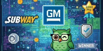 Loyalty program changes December 2025: Subway, General Motors, and Tripadvisor brand logos with rewards points and benefits icons