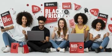 Millennials shopping online using BNPL for Black Friday deals