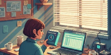 Paid product testing process with person reviewing a product at home desk with laptop