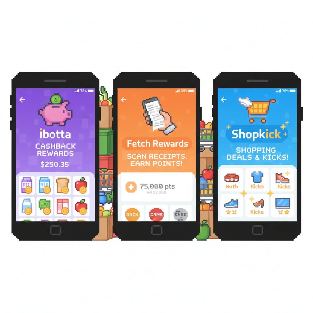 Ibotta, Fetch, and Shopkick compared: Which rebate app saves more