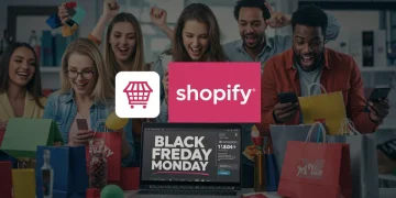 Shopify merchants celebrating record global sales during 2025 BFCM