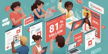 Consumers engaging with Shopify deals online in 2025