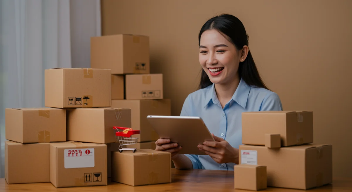 Shopify merchant efficiently managing orders during the 2025 BFCM rush